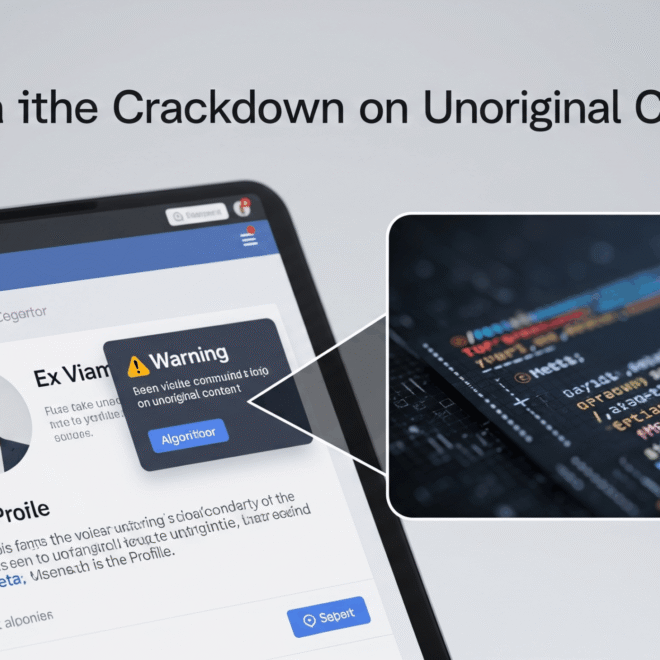Meta Tackles Unoriginal Content on Facebook with New Penalties