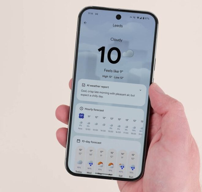 Google is bringing AI Weather Reports to the Pixel 8 and Pixel 8a