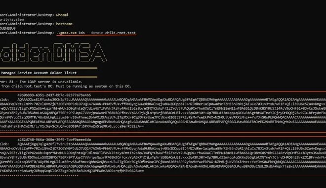 Critical Golden dMSA Attack in Windows Server 2025 Enables Cross-Domain Attacks and Persistent Access