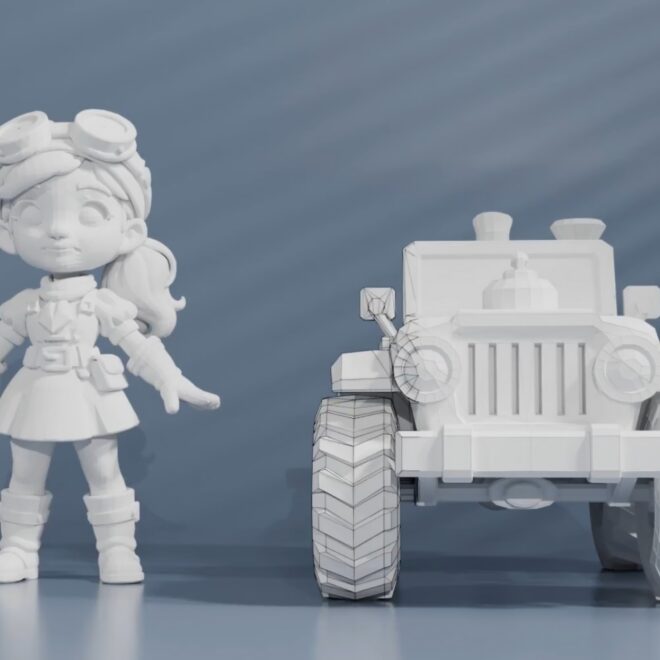 A model for ‘art-grade’ 3D assets