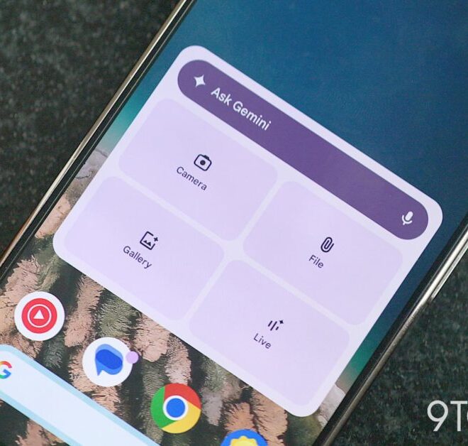 Gemini app redesign brings new homescreen widget shapes