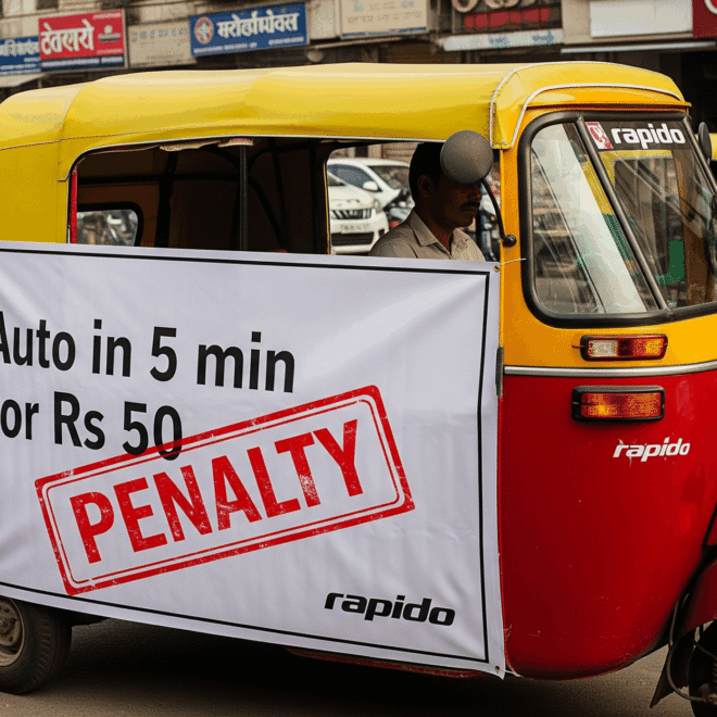 Rapido Fined Rs. 10 Lakh for Misleading ‘Auto in 5 Min’ Ad