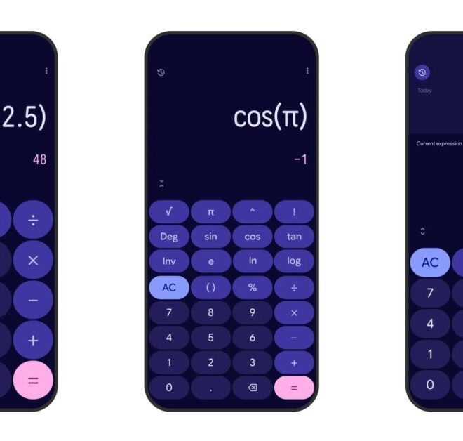 Google Calculator 9.0 brings Material 3 Expressive redesign