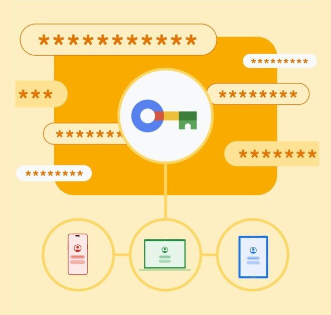 Google Password Manager rolling Material 3 Expressive
