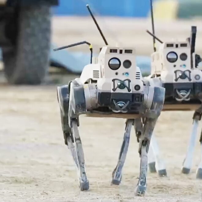 China Shows Off Armed Attack Robots