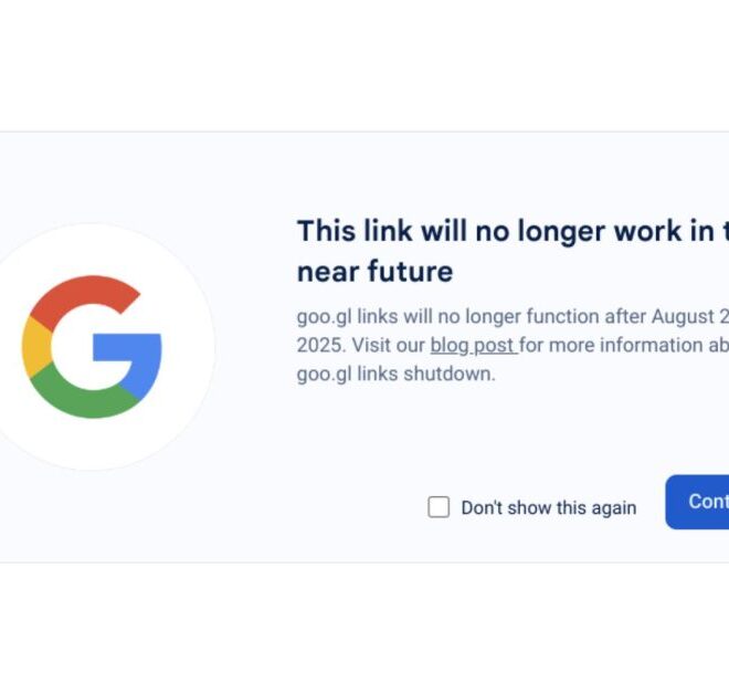 Google keeping ‘actively used’ goo.gl, others links will stop in Aug.