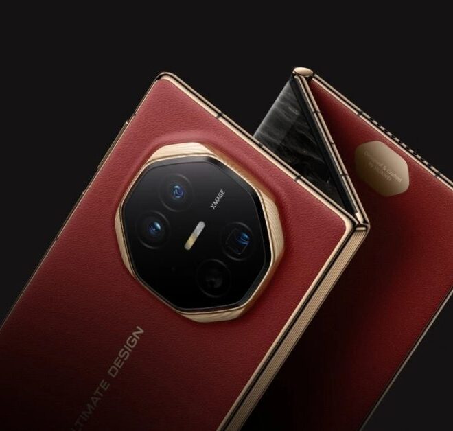 Huawei shows off its striking second-generation tri-fold phone