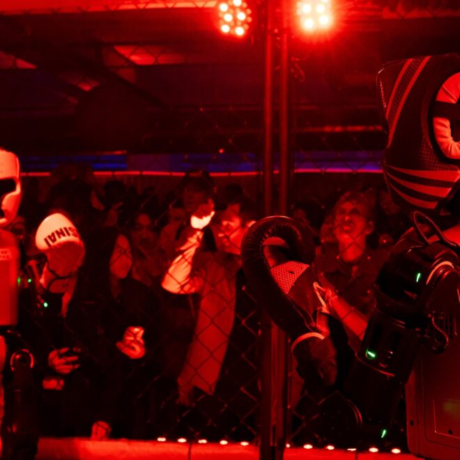 Humanoid Robots Are Beating Each Other to Pulp in an Underground Fight Club