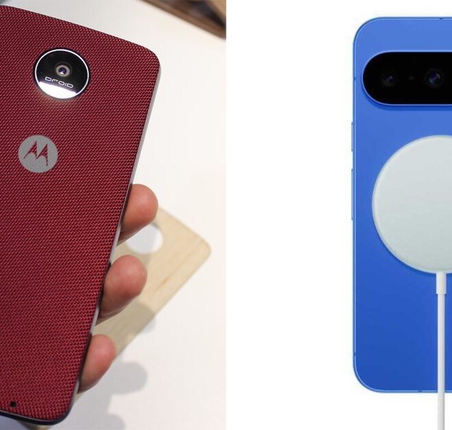 The Pixel 10’s Qi2 magnets could bring back that Moto Mods magic