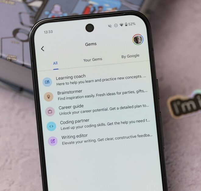 Google now lets you share Gemini Gems