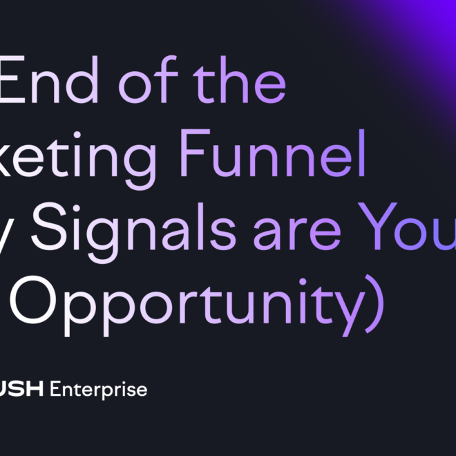 Why signals are your new opportunity