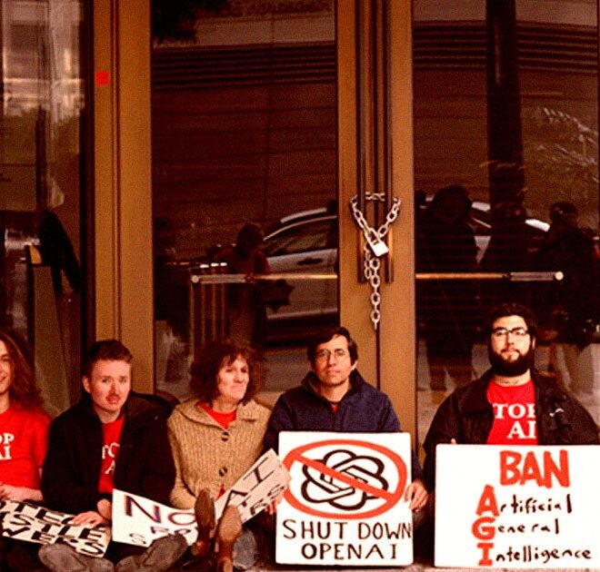 Anti-AGI Protester Now on Day Nine of Hunger Strike in Front of Anthropic Headquarters