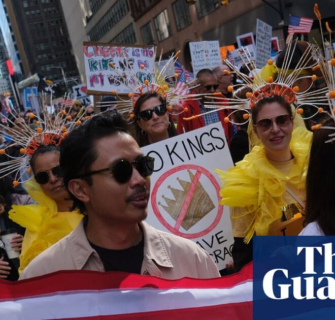 Trump reposts AI-generated video of plane dumping sludge on No Kings protesters | Donald Trump