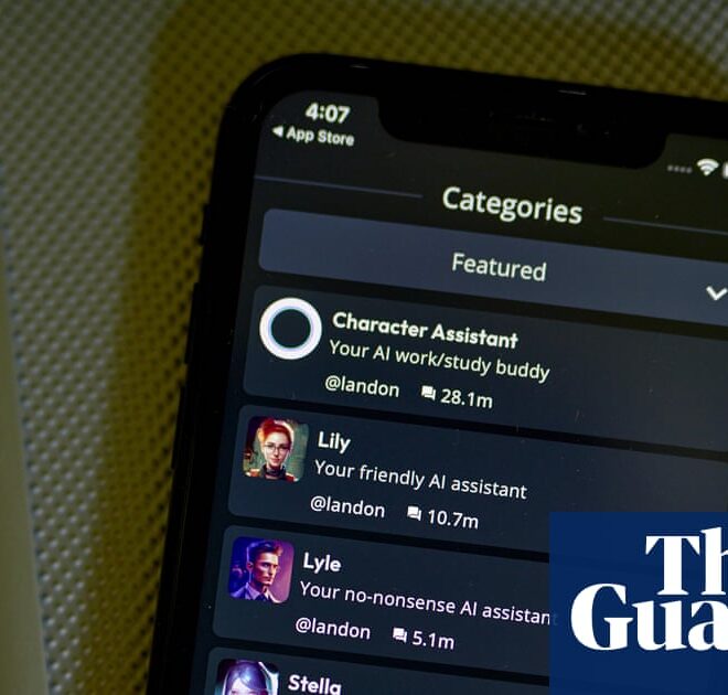 Character.AI bans users under 18 after being sued over child’s suicide | Artificial intelligence (AI)