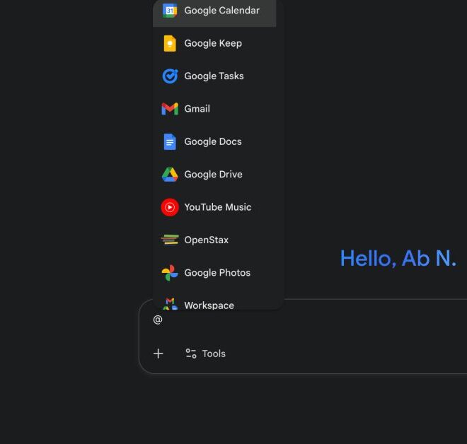 Gemini removes @Google Maps & @YouTube apps