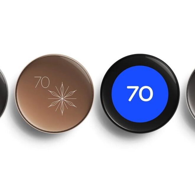 4th-gen Nest Learning Thermostat gets four new Farsight faces