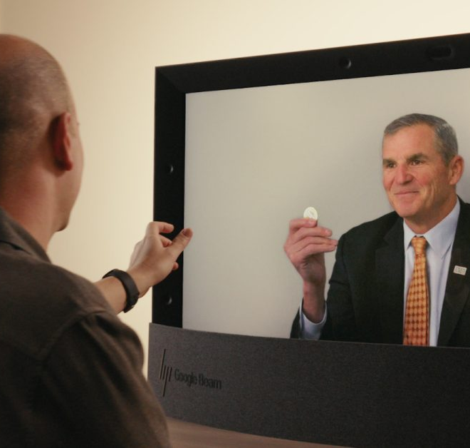 Google Beam will host 3D video calls for military families via USO