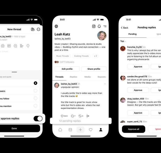Threads adding ‘Reply Approvals’ to combat online trolls and spam