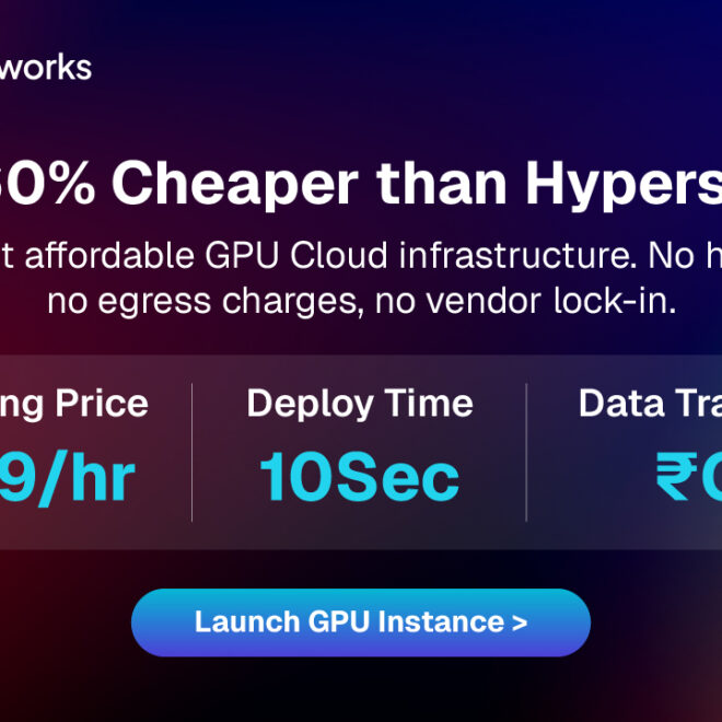 Build AI Cheaper with E2E Networks GPU Cloud #Ad