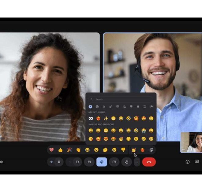 Google Meet has almost as many emojis as Gboard now