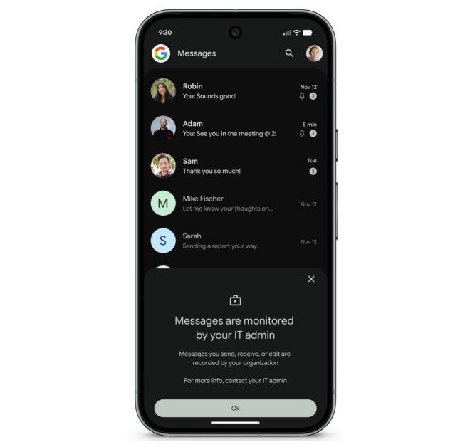 Google Messages adding Android RCS Archival on Pixel