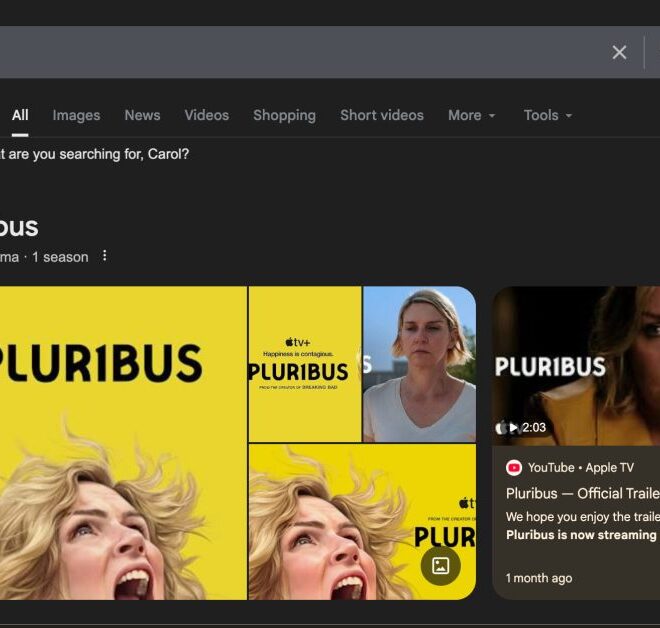 Search ‘Pluribus’ on Google for an Easter egg