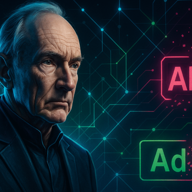 Tim Berners-Lee warns AI may collapse the ad-funded web