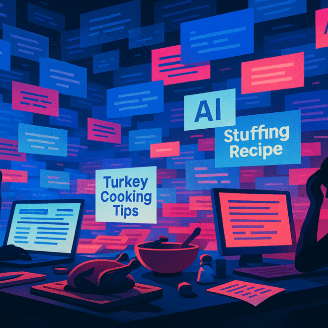 Google and AI slop are ruining Thanksgiving for food bloggers