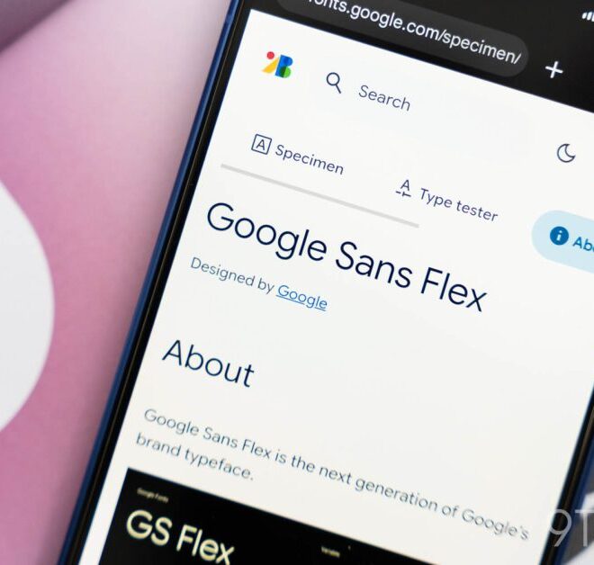 Google Sans Flex font is now publicly available