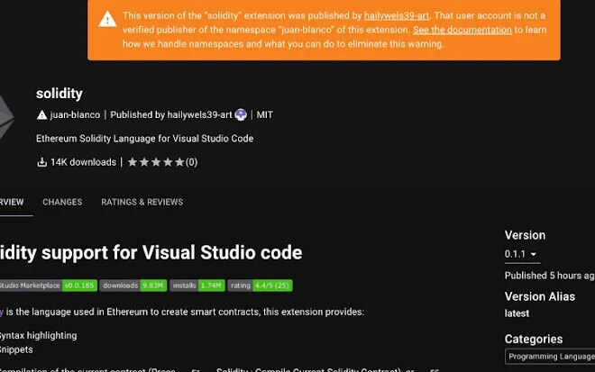 Malicious VSX Extension “SleepyDuck” Uses Ethereum to Keep Its Command Server Alive