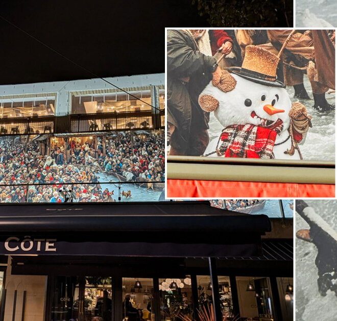 Giant AI-Generated Christmas Decoration Being Torn Down After Residents Noticed Grotesque Horrors Hidden in It