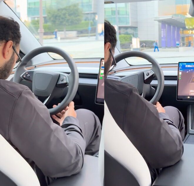 Passenger Alarmed When Tesla Robotaxi “Safety” Driver Falls Completely Asleep at the Wheel