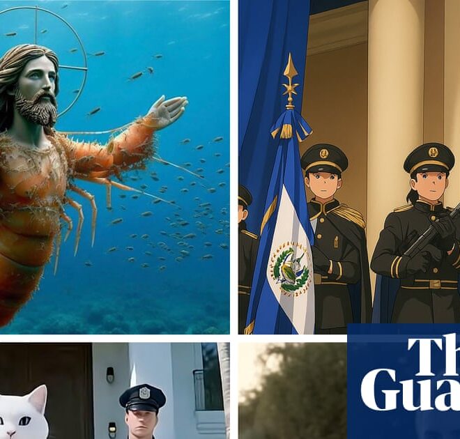 From shrimp Jesus to erotic tractors: how viral AI slop took over the internet | Artificial intelligence (AI)