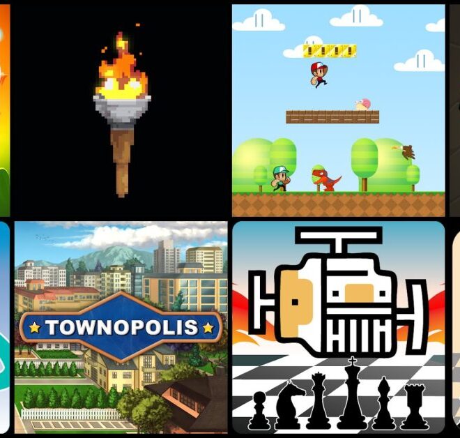 Caves of Lore, Super Oscar, Townopolis, more