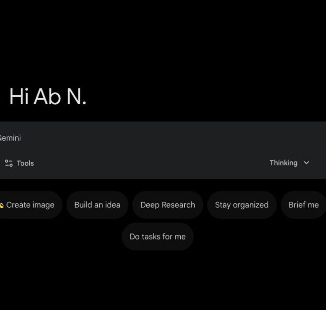 Gemini gets web redesign with new dark theme, ‘My Stuff’ folder  