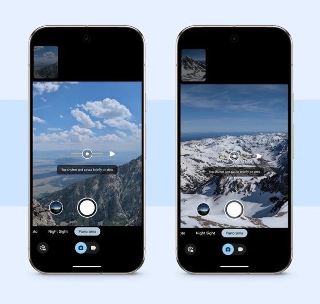 Google brings new Panorama mode to Pixel 8 Camera