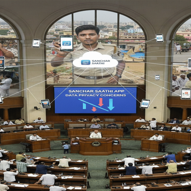 Opposition Protests Over Sanchar Saathi Surveillance Fears