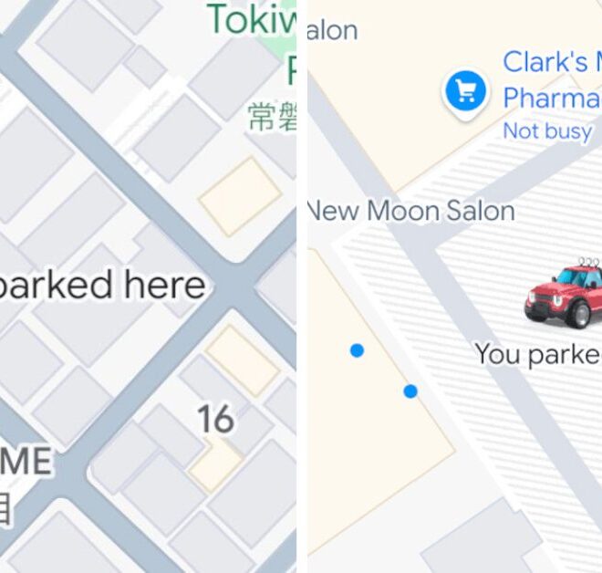 Google Maps saves parking automatically, adds custom icons