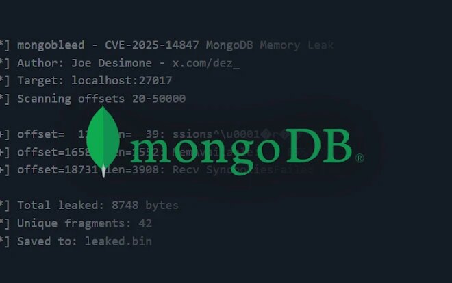 MongoDB Vulnerability CVE-2025-14847 Under Active Exploitation Worldwide