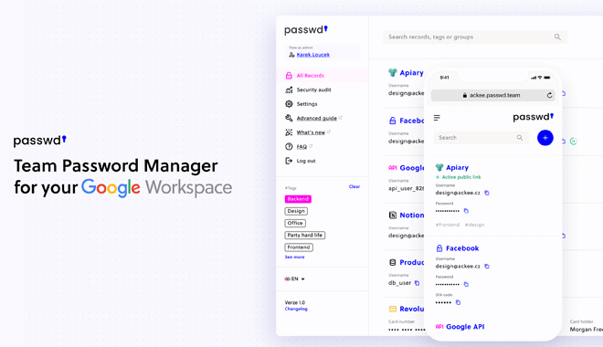 A walkthrough of the Google Workspace Password Manager