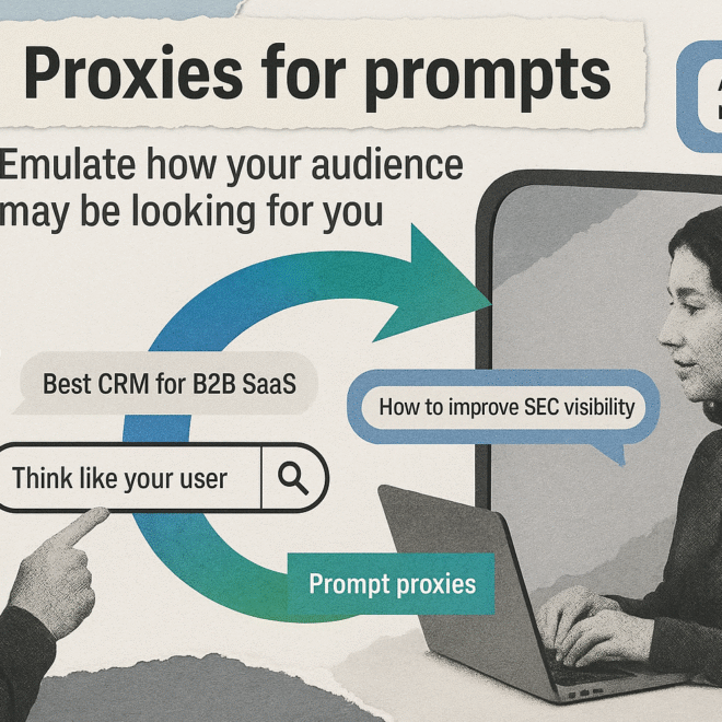 Emulate how your audience may be looking for you