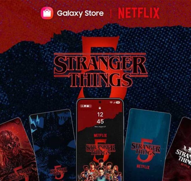 Samsung partners with Netflix for limited Stranger Things theme