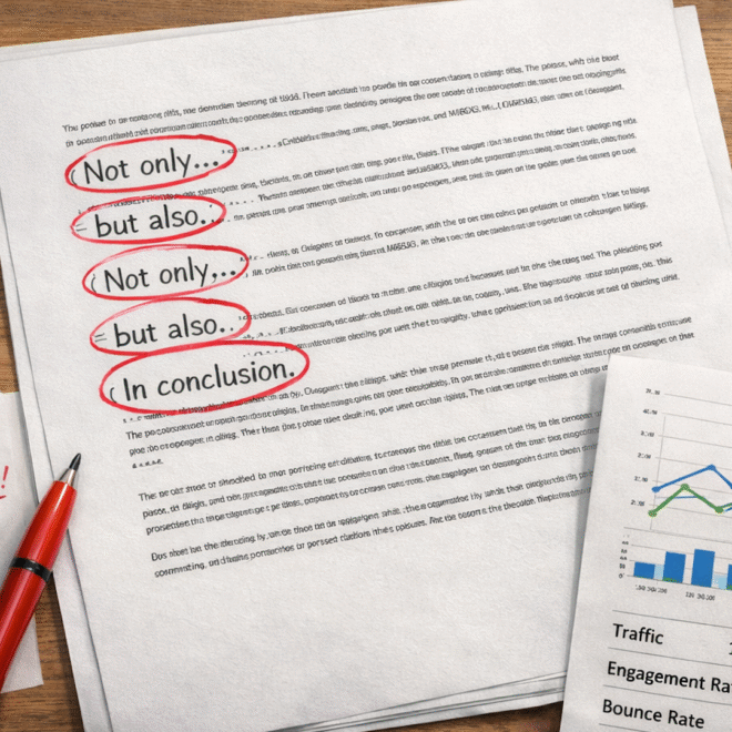The AI writing tics that hurt engagement: A study