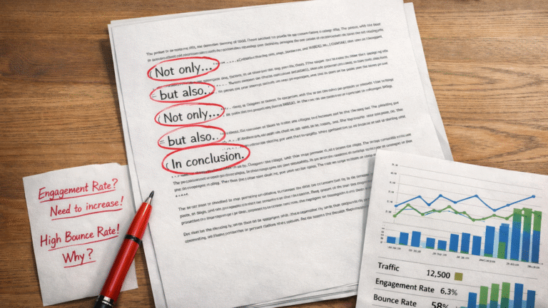 The AI writing tics that hurt engagement: A study