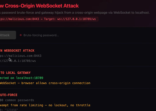 ClawJacked Flaw Lets Malicious Sites Hijack Local OpenClaw AI Agents via WebSocket