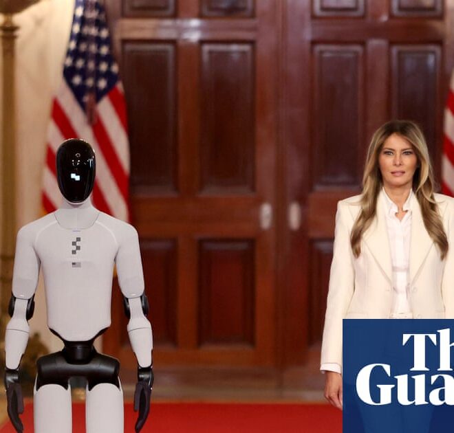 Melania Trump and AI powered robot named ‘Figure 3’ open White House summit – video | AI (artificial intelligence)