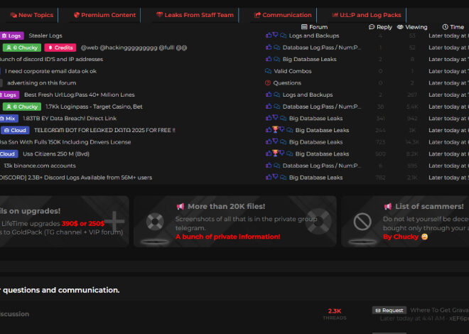 FBI and Europol Seize LeakBase Forum Used to Trade Stolen Credentials