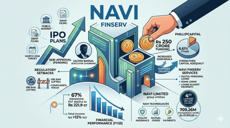 Navi Finserv Raises Rs 250 Crore From PhillipCapital Ahead of IPO
