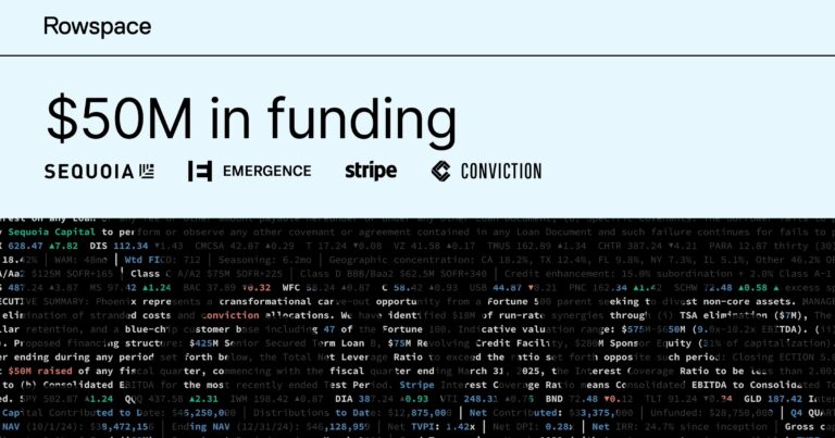 Rowspace Raises $50M to Bring AI for Private Equity Out of the Back Office